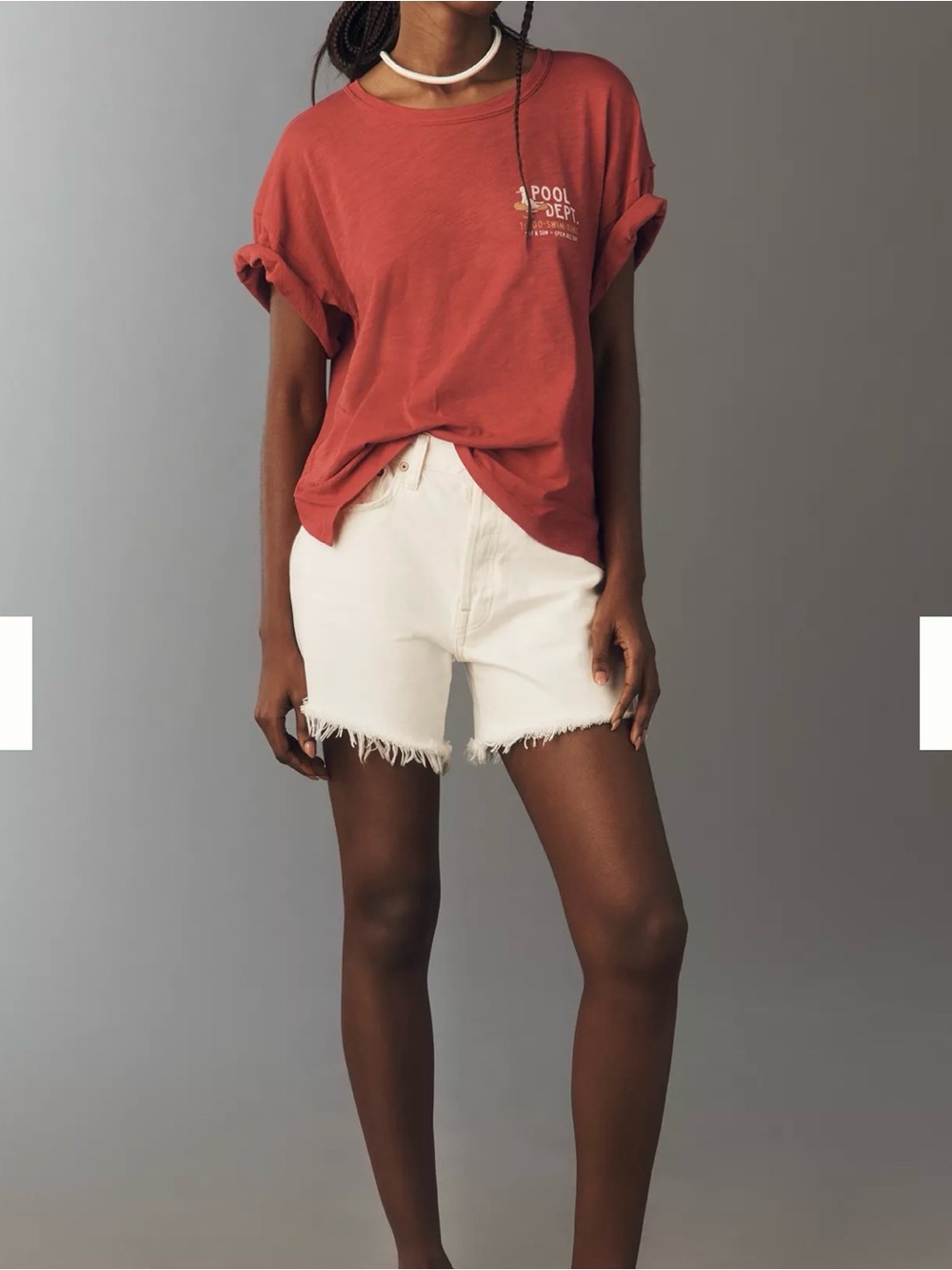 Anthropologie - Pilcro Red Short Sleeve Graphic Tee - in stores now